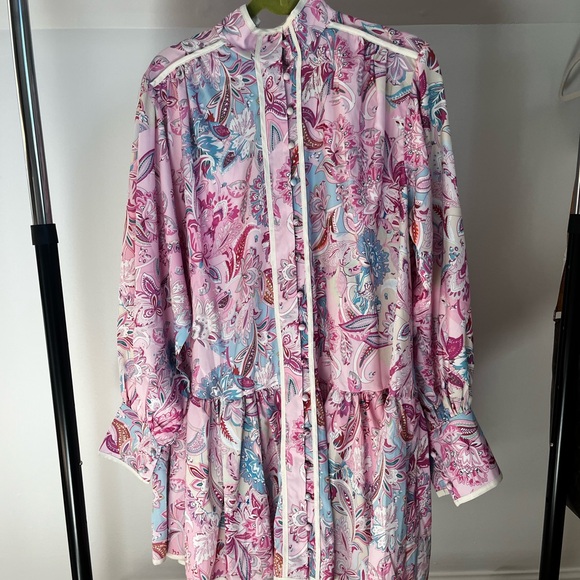 NWT Daria MacPhee Floral and Paisley A-line Dress Zimmerman Lookalike - Picture 5 of 9